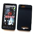 Smooth Black Skin Case for Motorola DROID X MB810 & Droid X2 MB870 (Verizon)
