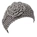 Wrapables Hand Knit Floral Headband
