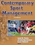 Contemporary Sport Management - 3rd Edition