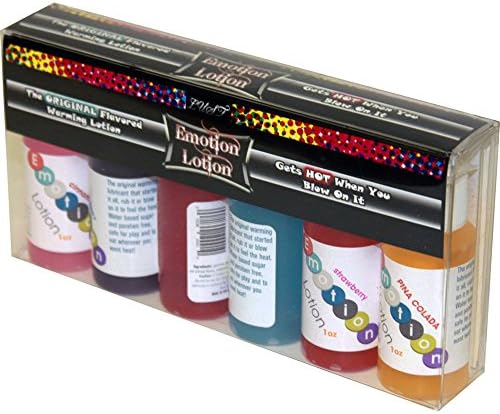 Emotion Lotion Edible Warming Massage Oil 6 BOTTLE GIFT SET CLASSIC by Product Promotions [Beauty]