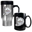 New York Yankees MLB 2009 World Series Champs 16oz Travel Mug & 15ozCeramic Mug Set