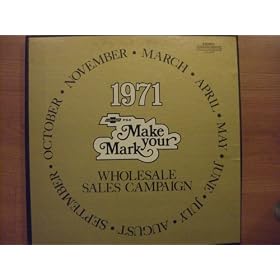 1971 Chevrolet PSA Make Your Mark (Box Set 5 Lp's) Percy Faith, Charlie Byrd, the Carter Family, Ray Price, Johnny Cash, Jack Gold, Nashville Strings, Johnny Mathis