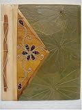 Review   / All Natural 60 Photo Handmade Photo Album - Flower in Triangle Design