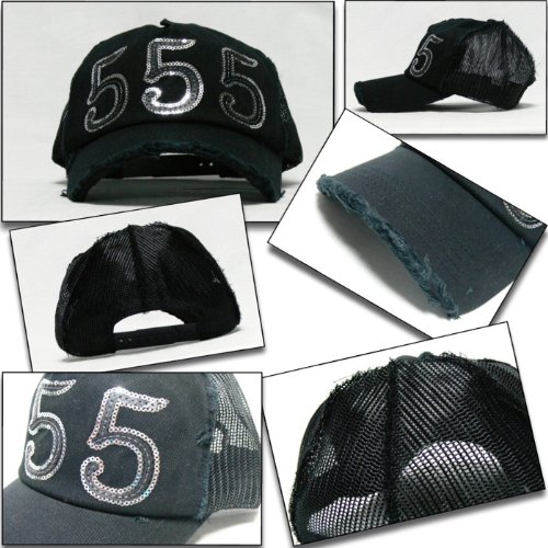 （ナンバーワン）NUMBER-ONE　555スパンコールメッシュCAP