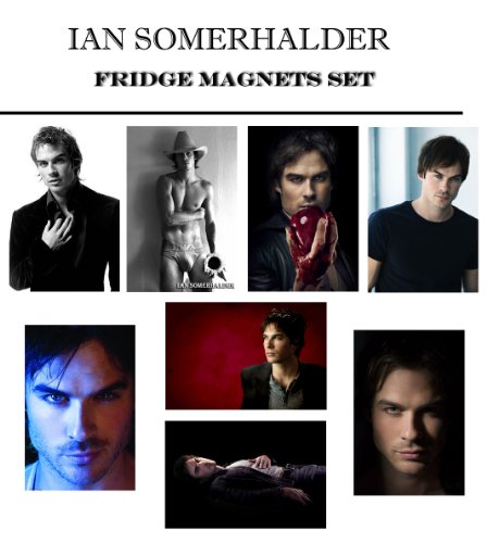 SATZ VON 8 IAN SOMERHALDER THE VAMPIRE DIARIES Kühlschrankmagnete – 001Y