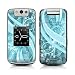 Flores Aqua Design Protective Decal Skin Sticker for Blackberry Pearl Flip 8220 Cell Phone