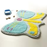 Naomi - [Butterfly] Kids Room Rugs (18.5 by 24.8 inches)