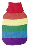 Kitchen & Housewares : Rainbow Knitted Hot Water Bottle