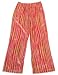 Mis Tee V-Us - Girls Panne Pant, Fucshia, Yellow