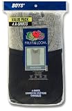 Fruit of the Loom Boy's 4 Pack A-shirt #4P504B