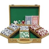 300 pc LUCKY CROWN 11.5g Chip Set w/Genuine Oak Case