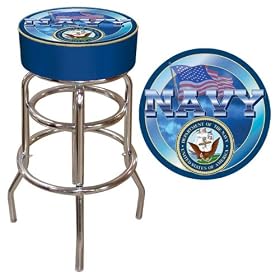 Bar Stool - US Navy Logo, Model# USN1000