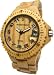 Tense Light Wood Round Multi Eye Hypoallergenic Watch G4100M