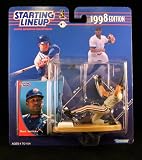 DAVID JUSTICE / CLEVELAND INDIANS 1998 MLB Starting Lineup Action Figure & Exclusive Collector Trading Card