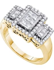 0.73CTW DIAMOND INVISIBLE RING