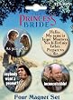 The Princess Bride 4 Piece Round Refrigerator Magnet Set