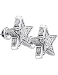 0.14CTW-DIA MICRO-PAVE EARRING
