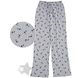 Mickey Mouse Gray Pajama Pants for Women