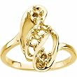 14K Yellow Gold Mother's Ring - 4 Gemstone -- YOU CHOOSE THE COLORS!