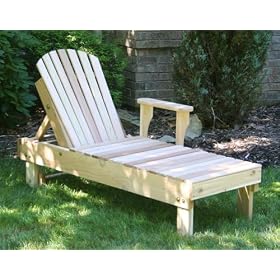 Red Cedar Keystone Chaise Lounge by The Cedar Store