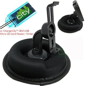 Garmin Nuvi 1200 1250 1260 1260t 1300 1350 1350t 1370 1370t 1390 1390t GPS Portable Dashboard Friction Mount Kit by ChargerCity w/OEM Micro SD USB Card Reader, Bracket Cradle & Beanbag Dash Mount (Compare to 010 10908 02 / 010 10908 00) Garmin Nuvi 1200 1250 1260 1260t 1300 1350 1350t 1370 1370t 1390 1390t GPS Portable Dashboard Friction Mount Kit by ChargerCity w/OEM Micro SD USB Card Reader, Bracket Cradle & Beanbag Dash Mount (Compare to 010-10908-02 / 010-10908-00)