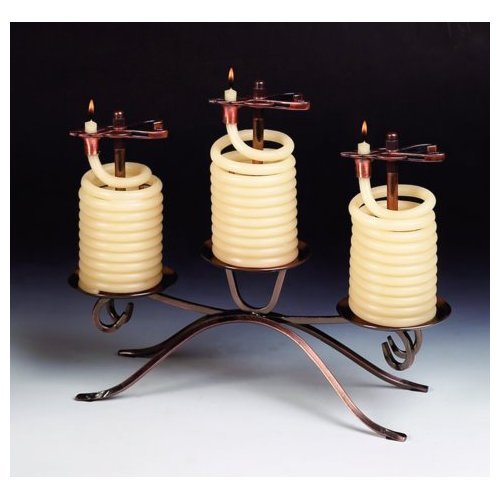 Eclipse Candle by the Hour - 3-36 Hour Table Piece Bees Wax Candle