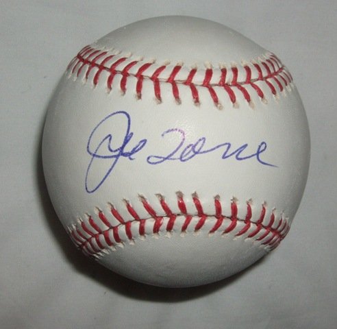 Joe Torre Autographed Official Major League Baseball W/PROOF, Picture of Joe Signing For Us, New York Yankees, Los Angeles Dodgers, St. Louis Cardinals, World Series Champion