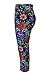 HUUSA Womens Fashion Floral Print Stretchy Skinny Pants Leggings