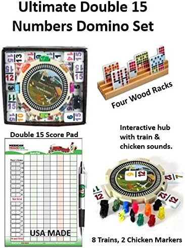 Mexican Train Double 15 Ultimate Numbers Set