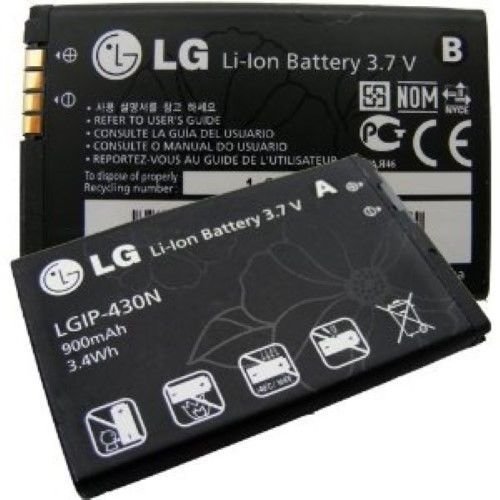 New OEM LG 3.7V 900 mAh Lithium Ion Battery LGIP-430N Tracfone Net10 LG 800G