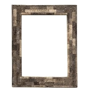 All Natural Handmade Pumis stone Mirror (Lava Rock)- 20 x 16