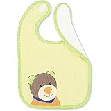 Sterntaler 16352 - Bib with velcro fastening Benno yellow (with waterproof reverse side) by Sterntal