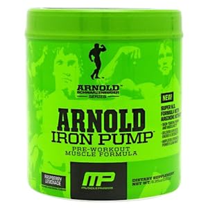 Muscle Pharm Arnold Schwarzenegger Series Iron Pump, Raspberry Lemonade, 30 servings
