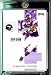 2007 Playoff NFL Playoffs Football # 54 Chester Taylor - Minnesota Vikings - Premium Trading Card in Protective Display Case