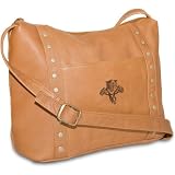 NHL Florida Panthers Tan Leather Women's Mini Top Zip Handbag