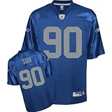 Reebok Detroit Lions Ndamukong Suh Replica Throwback Jersey Small