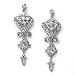 Vintage Chandelier Earrings, Earring for Proms, Bridesmaids & Weddings 1138