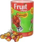 Chupa Chup FRUIT Lollipops 100ct. Tub