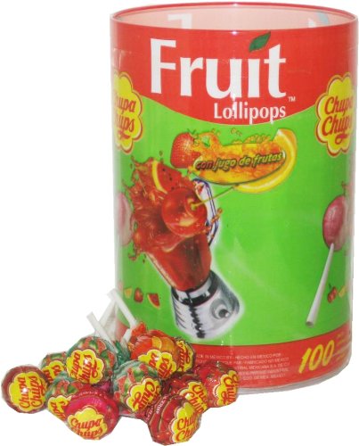 Chupa Chup FRUIT Lollipops 100ct. Tub