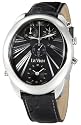 Le Vian Men's Duo Chronograph Black Leather Watch #ZAG 91