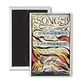 Combined Title Page from 'Songs of Innocence.. - 3x2 inch Fridge Magnet - large magnetic button - Magnet