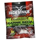 Jack Link's Beef Jerky, Jalapeno Carne Seca, 3.25-Ounce Bags (Pack of 4)