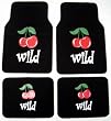 Wild Cherries Cherry Front & Rear Carpet Car Truck SUV Floor Mats