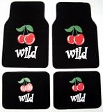 Wild Cherries Cherry Front & Rear Carpet Car Truck SUV Floor Mats
