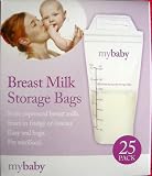 from mybaby 25 x Pre Sterilised Breast Milk Storage Bags - BPA Free