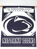 PENN STATE NITTANY LIONS Team Logo Weather Resistant 27 by 37 Vertical Flag ( Indoor & Outdoor )