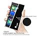 Nokia Lumia 730/735 Case, J&D [Ultra Slim] Lumia 730 735 Case [Slim Fit] [Matte] Premium Protective Case for Nokia Lumia 730 735 (Blue)