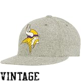 NFL Men's Minnesota Vikings Classics Flat Visor Flex Hat - Tw93Z (Grey  , Large/X-Large)