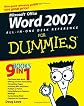 Word 2007 All-in-One Desk Reference For Dummies (For Dummies (Computer/Tech))