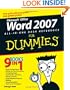Word 2007 All-in-One Desk Reference For Dummies